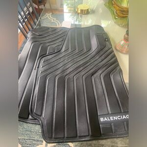 Balenciaga car mat skirt